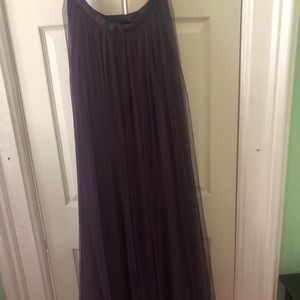 Long tulle Weddington Way plum skirt